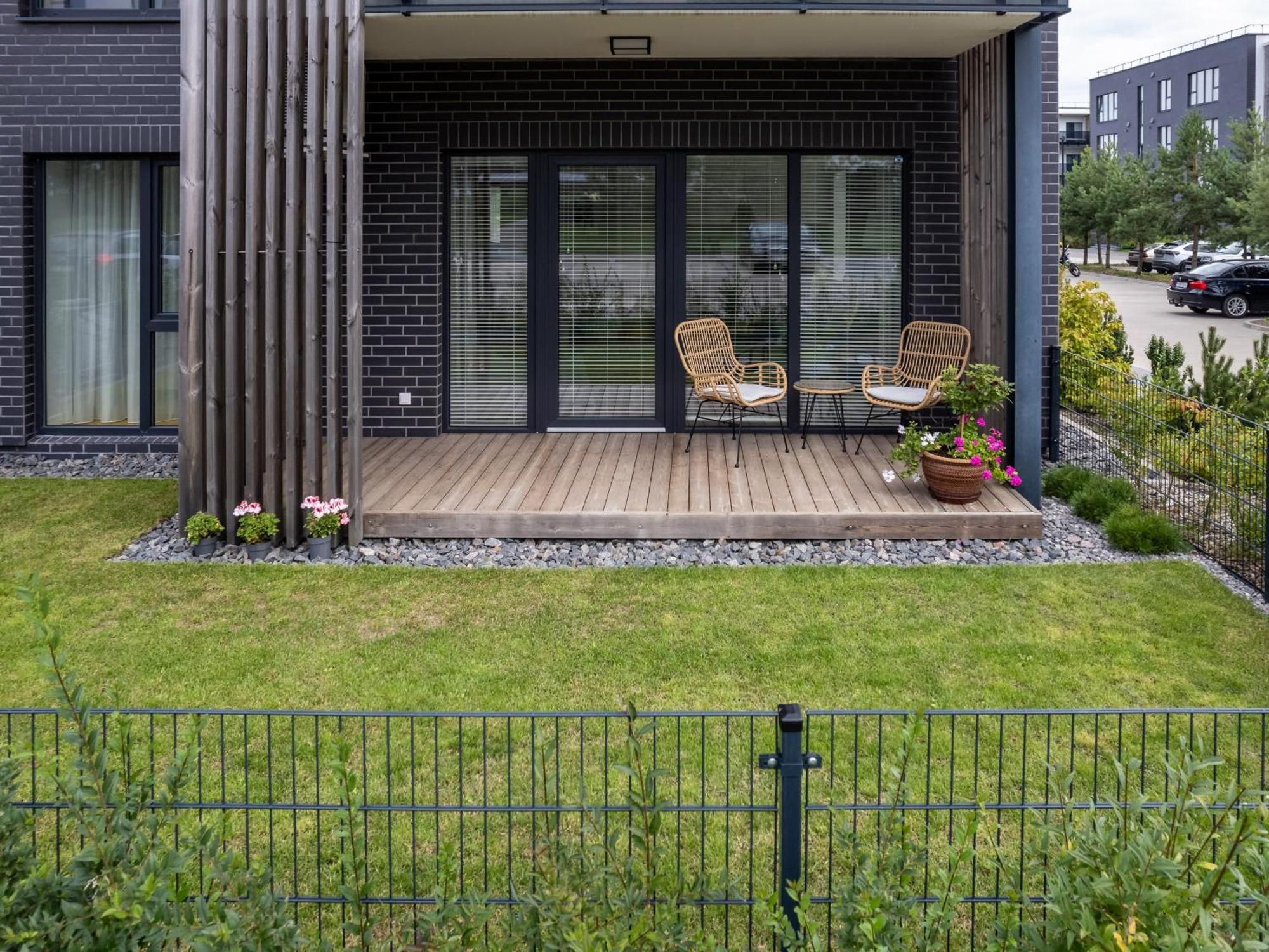 D33 Vilnius - Brand New Luxury Apartment With Terrace, Garden, Ac And Parking Exteriör bild
